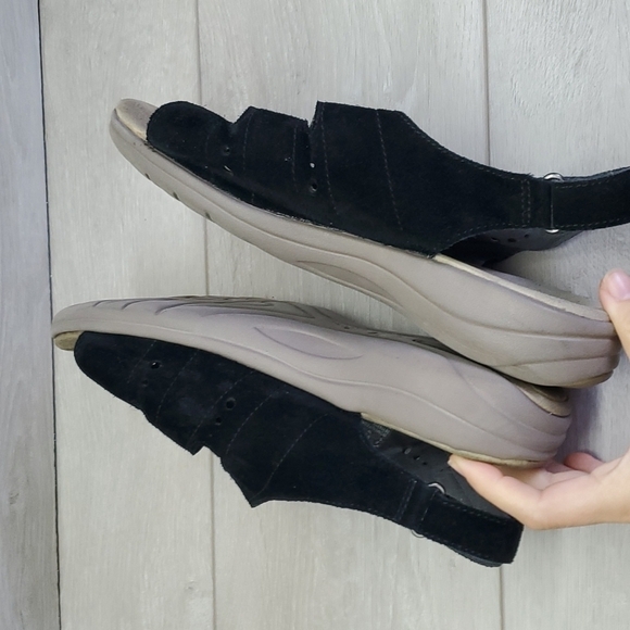 Clarks Cushion Comfort Soft Strappy Sandals shoes sz 9.5W - Picture 5 of 10